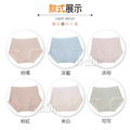【Osun】12件組大尺碼中腰純色包臀嫘縈舒適2XL女內褲(CE455-159)_2