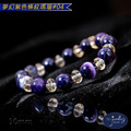 【D.S. jewellery 德山珠寶】5A級10mm夢幻紫色條紋瑪瑙造型手鍊#03/04款(CE476)_18