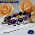 【D.S. jewellery 德山珠寶】5A級10mm夢幻紫色條紋瑪瑙造型手鍊#03/04款(CE476)_2
