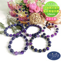 【D.S. jewellery 德山珠寶】5A級10mm夢幻紫色條紋瑪瑙造型手鍊#03/04款(CE476)_19