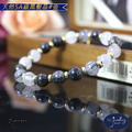 【D.S. jewellery 德山珠寶】5A級8mm天然黑髮晶水晶手鍊金款/銀款(CE476)_4