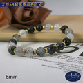 【D.S. jewellery 德山珠寶】5A級8mm天然黑髮晶水晶手鍊金款/銀款(CE476)_2