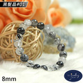 【D.S. jewellery 德山珠寶】5A級8mm天然黑髮晶水晶手鍊(CE476)_2