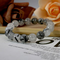 【D.S. jewellery 德山珠寶】5A級10mm天然黑髮晶水晶手鍊(CE476)_8