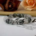 【D.S. jewellery 德山珠寶】5A級10mm天然黑髮晶水晶手鍊(CE476)_2