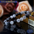【D.S. jewellery 德山珠寶】5A級8mm天然黑髮晶水晶手鍊(CE476)
