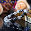 【D.S. jewellery 德山珠寶】5A級8mm天然黑髮晶水晶手鍊金款/銀款(CE476)_6
