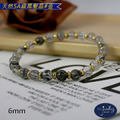 【D.S. jewellery 德山珠寶】5A級6mm天然黑髮晶水晶手鍊金款/銀款(CE476)_3