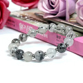 【D.S. jewellery 德山珠寶】5A級10mm天然黑髮晶水晶手鍊金款/銀款(CE476)_13