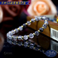 【D.S. jewellery 德山珠寶】5A級6mm天然黑髮晶水晶手鍊金款/銀款(CE476)_1