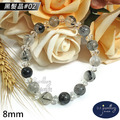 【D.S. jewellery 德山珠寶】5A級8mm天然黑髮晶水晶手鍊(CE476)_14