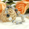 【D.S. jewellery 德山珠寶】5A級10mm天然黑髮晶水晶手鍊金款/銀款(CE476)_2