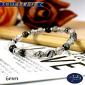 【D.S. jewellery 德山珠寶】5A級6mm天然黑髮晶水晶手鍊金款/銀款(CE476)_10