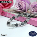 【D.S. jewellery 德山珠寶】5A級8mm天然黑髮晶水晶手鍊(CE476)_4