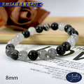 【D.S. jewellery 德山珠寶】5A級8mm天然黑髮晶水晶手鍊(CE476)_6
