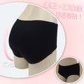 【Osun】12件組少淑女黑色中腰純棉透氣三角內褲(CE455-812)_8