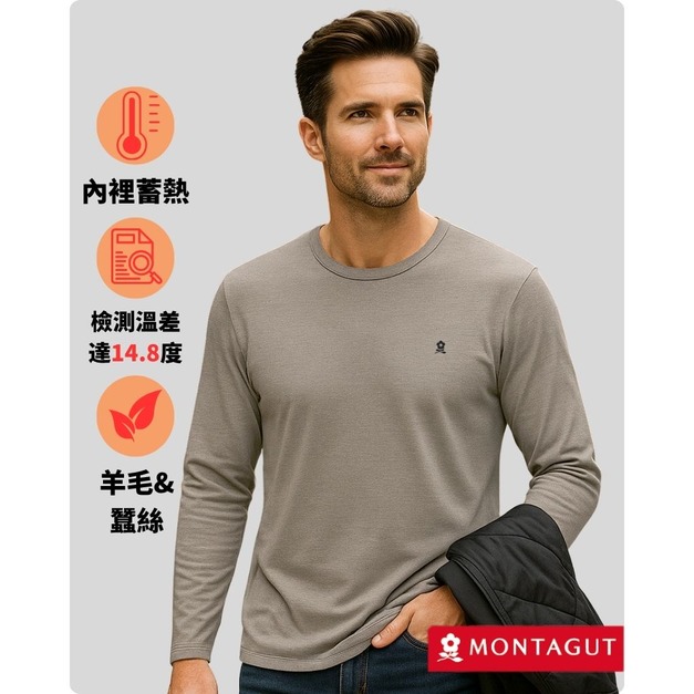 羊毛絲極暖絨上衣-C6014