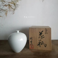 日本白瓷花器