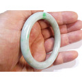 A010 緬甸翡翠玉鐲 外徑7.10厘米內徑5.34厘米高度0.92厘米，17.3圍_3