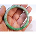 A005 緬甸翡翠玉鐲 外徑7.28厘米內徑5.79厘米高度1.20厘米18.7圍_2
