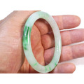 A001 緬甸翡翠玉鐲 外徑7.06厘米內徑5.33厘米高度0.82厘米，18圍_5
