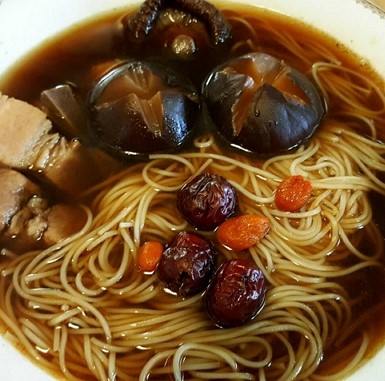 十全香菇麵線完成品