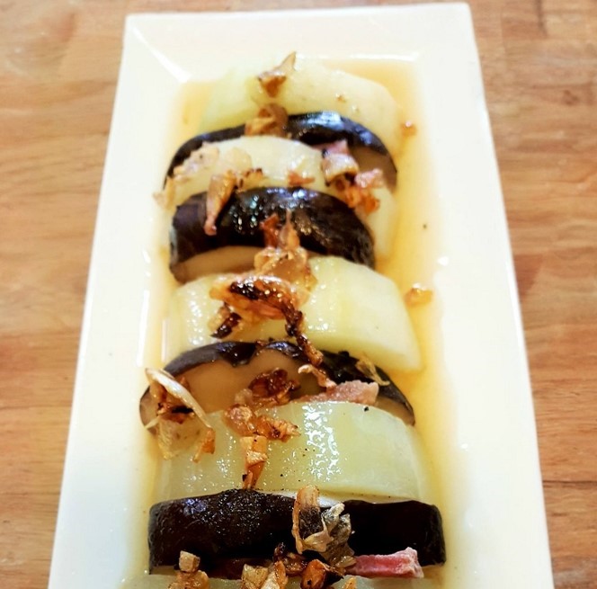 蒸香菇黃瓜完成品