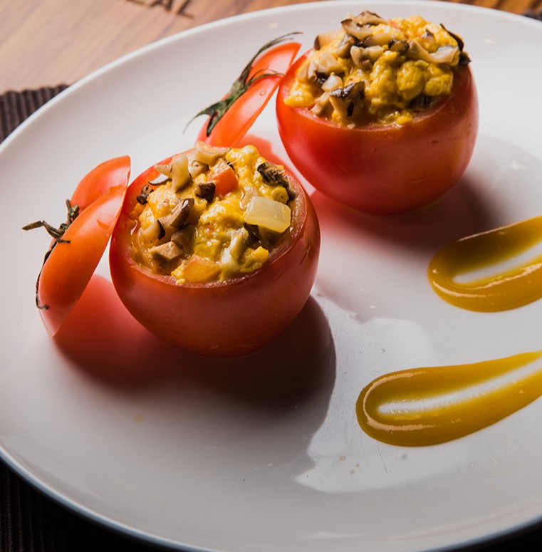 西班牙冬菇烘蛋完成品