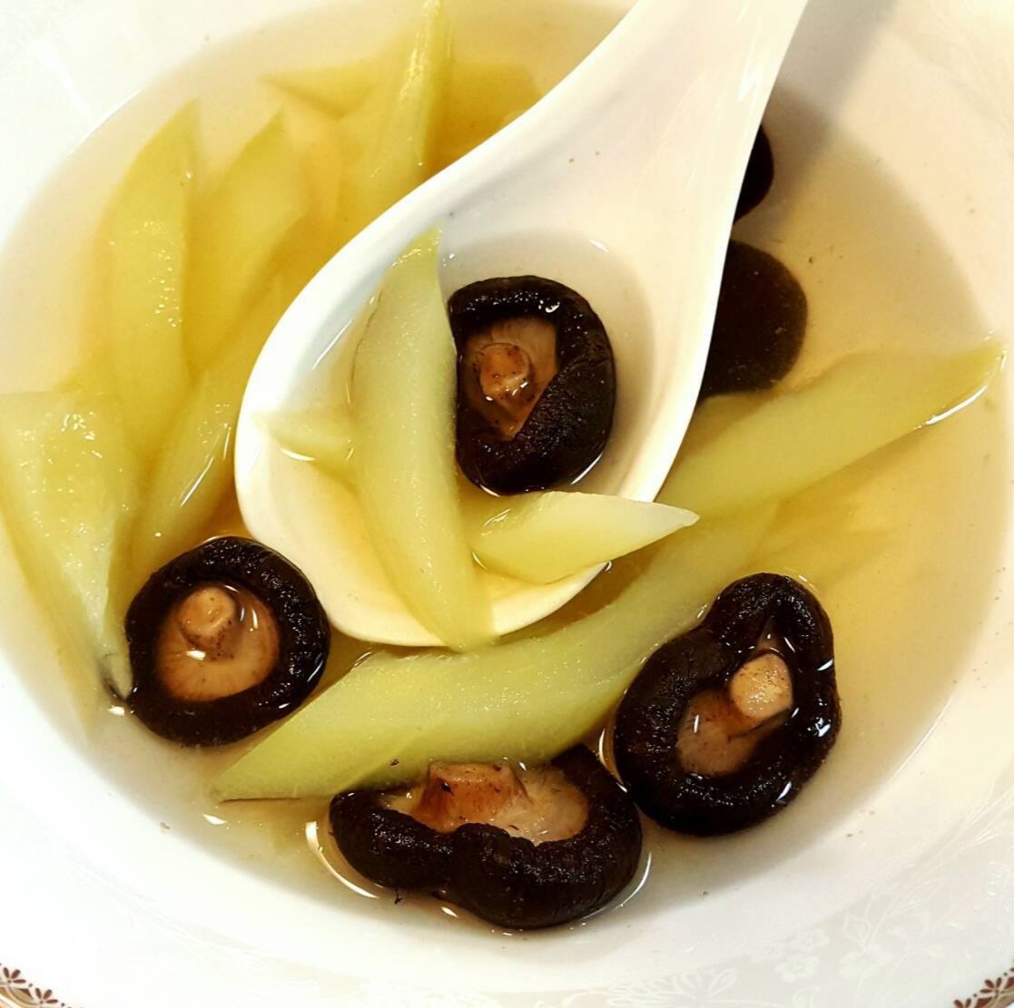香菇瓜仔湯完成品