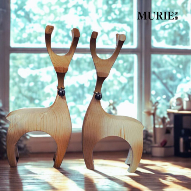 聖誕馴鹿～松木擴香擺飾 