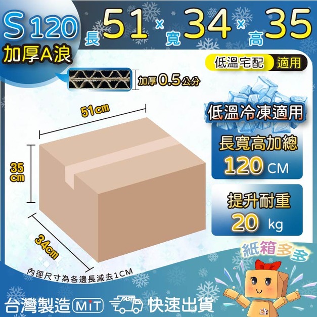 S120低溫專用箱(黑貓)一組30個
