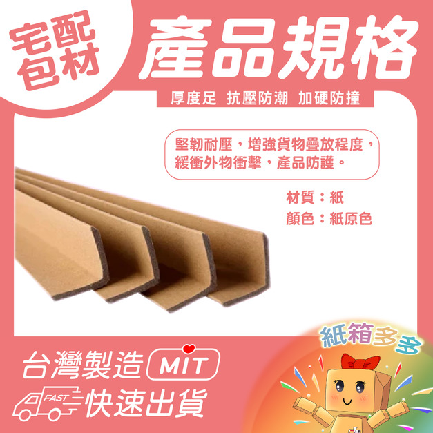 L型紙護角20個（含運）