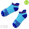 兒童系列除臭襪 雙翼護足船短襪款 F88 淺藍色