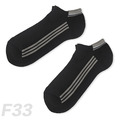 線條紋厚底船型襪 短襪 F33_4