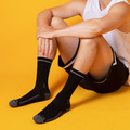 格線拼接減壓型高筒運動襪 FP503_3