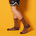 格線拼接減壓型高筒運動襪 FP503_2