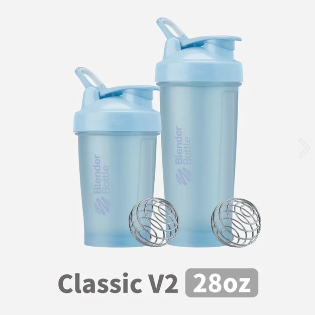 【BlenderBottle】Classic V2 環保杯 搖搖杯 健身運動水壺 晴空藍