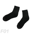 純色單線厚底中筒襪 氣墊長襪 F01_7