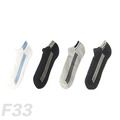 線條紋厚底船型襪 短襪 F33