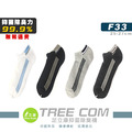 線條紋厚底船型襪 短襪 F33_1