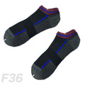 單線經典氣墊船短襪 F36_1