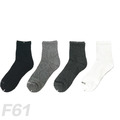 基本款素色薄底中筒襪 長襪 F61