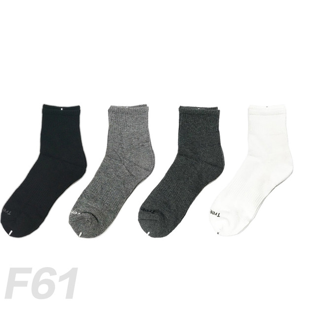 基本款素色薄底中筒襪 長襪 F61