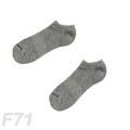 基本款純色薄底船短襪 F71（淺灰）