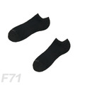 基本款純色薄底船短襪 F71（黑色）