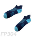 雙側翼減壓運動型船短襪 FP304（藍色）