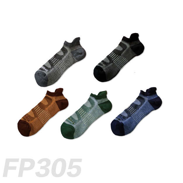 雙側翼減壓運動型船短襪 FP305