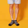 雙側翼減壓運動型船短襪 FP305（黑色）_1