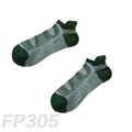 雙側翼減壓運動型船短襪 FP305（綠色）