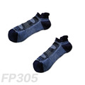 雙側翼減壓運動型船短襪 FP305（藍色）